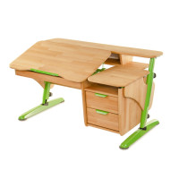 Дитяча парта зростаюча  з тумбою  Ергономіка бук